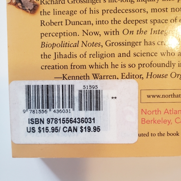 On the Integration of Nature Post 9-11 Biopolitical Notes Richard Grossinger - Picture 3 of 16